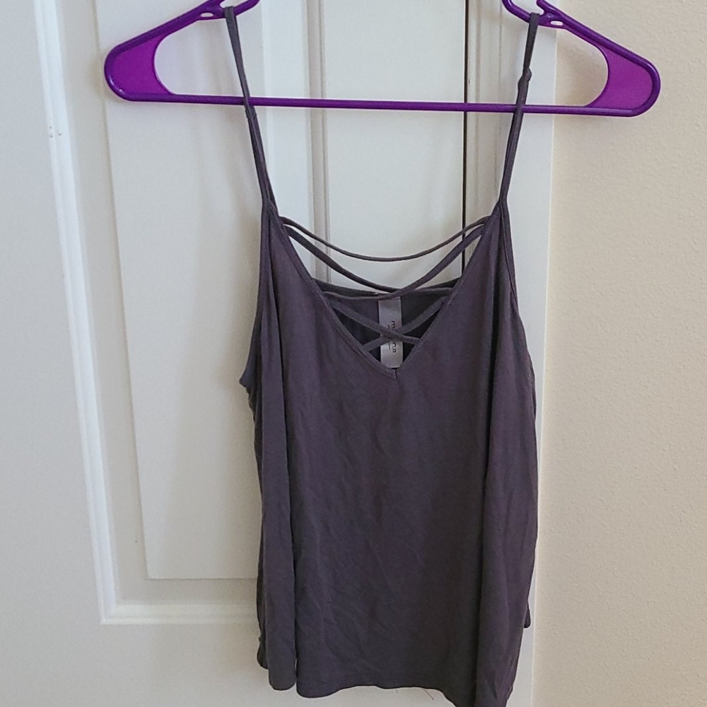 Mahina grey strappy cami